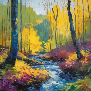 oil painting, hand-painted artwork, oil on canvas