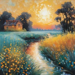 oil painting, hand-painted artwork, oil on canvas