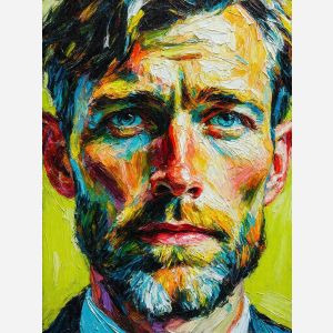 oil painting, hand-painted artwork, oil on canvas