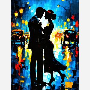 Midnight Kiss in the City