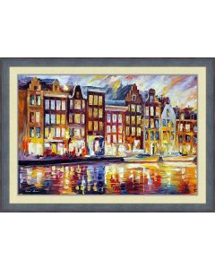 EVENING IN AMSTERDAM - FRAMED