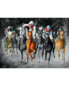 HORSE RACE BW