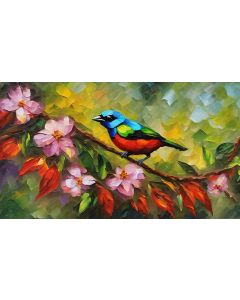 RED-NECKED TANAGER