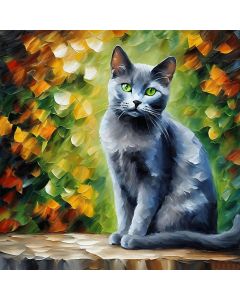 RUSSIAN BLUE CAT