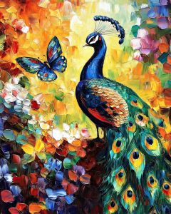 PEACOCK'S VIVID CREATION