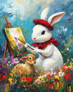 RABBIT'S WHIMSICAL CREATION