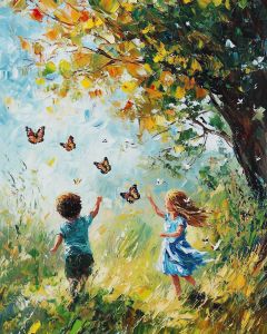 CHASING BUTTERFLIES ON A SUMMER DAY
