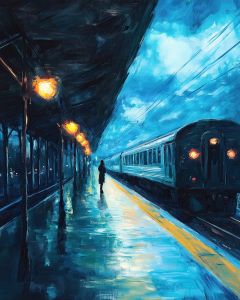 MIDNIGHT TRAIN STATION