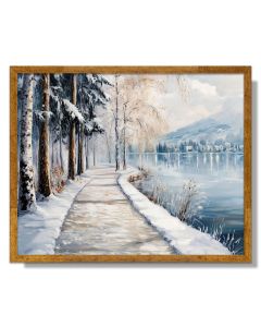 IVORY PROMENADE - FRAMED