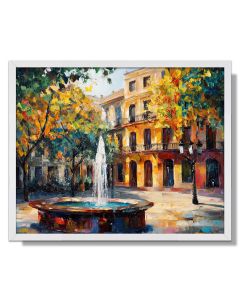 WHISPERING FOUNTAIN - FRAMED