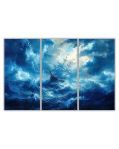 AZURE MAELSTROM CREST - SET OF 3