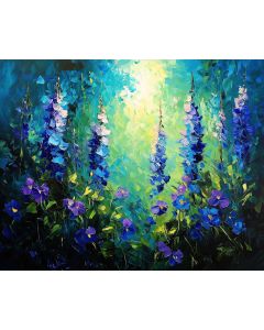 LUMINOUS SAPPHIRE GARDEN