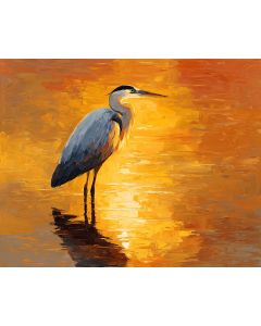 GOLDEN HOUR HERON
