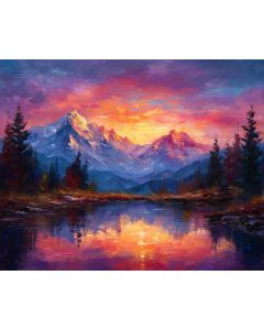 PEACEFUL MOUNTAIN GLOW
