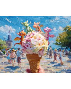 ICE CREAM  DRAGONS