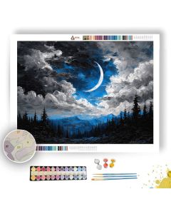 COBALT CRESCENT - Paint by Numbers Full Kit