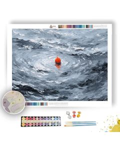 CORAL CUSP BW - Paint by Numbers Full Kit