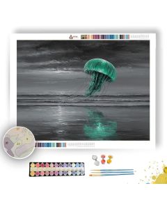 JADE JELLY BW - Paint by Numbers Full Kit