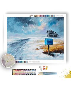 CERULEAN CITADEL BW - Paint by Numbers Full Kit
