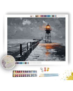 BRONZE BEACON BW - Paint by Numbers Full Kit