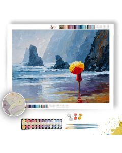 ECHOES OF COLOR BW - Paint by Numbers Full Kit