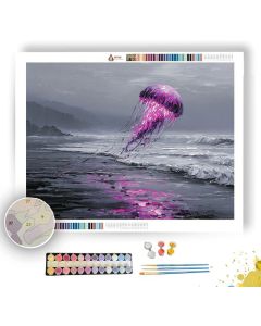 NEON TIDE BW - Paint by Numbers Full Kit