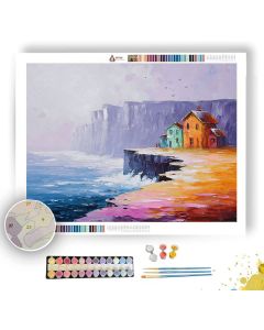 CANDY COAST BW - Paint by Numbers Full Kit