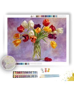 TULIP ELEGANCE - Paint by Numbers Full Kit