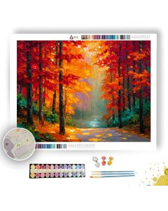 AUTUMN EMBRACE - Paint by Numbers Full Kit