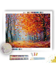 FALLING LEAVES - Paint by Numbers Full Kit