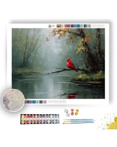 FOGGY POND - Paint by Numbers Full Kit