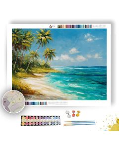 TROPICAL PARADISE - Paint by Numbers Full Kit