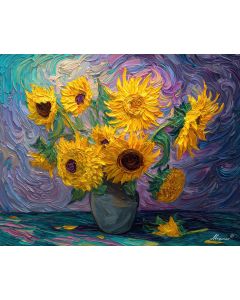 A BOUQUET OF SUNFLOWERS