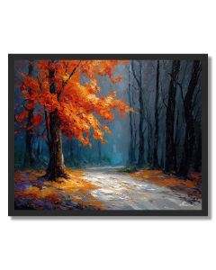 AUTUMNS LAST GLOW - FRAMED