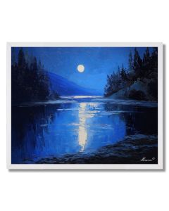 THE MOONS REFLECTION - FRAMED