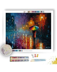 THE RAINBOW UMBRELLA - Paint by Numbers Full Kit