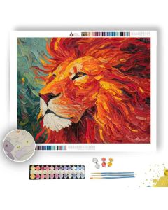 THE RED LION - Paint by Numbers Full Kit