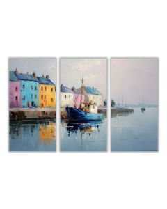 HARBOR TOWN MORNING - SET OF 3