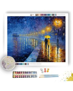 COBALT PROMENADE - Paint by Numbers Full Kit