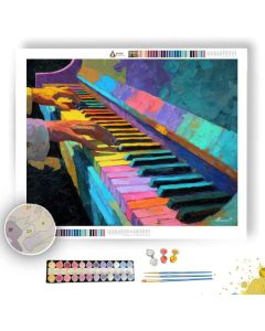 RAINBOW KEYS - Paint by Numbers Full Kit