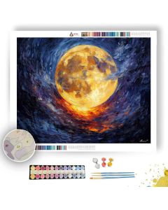 VEINED MOON - Paint by Numbers Full Kit
