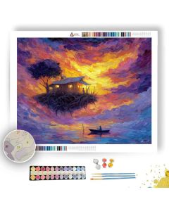 FLOATING ISLANDER - Paint by Numbers Full Kit