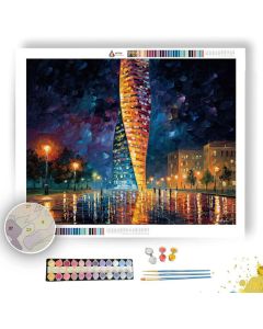 RAINBOW TOWER - Paint by Numbers Full Kit