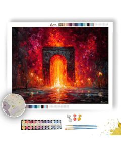 CRIMSON ARCH - Paint by Numbers Full Kit