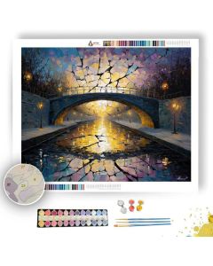 PORCELAIN SKY - Paint by Numbers Full Kit