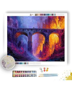 MELTING BRIDGE - Paint by Numbers Full Kit