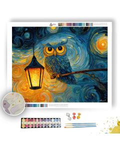 FRACTAL OWL - Paint by Numbers Full Kit