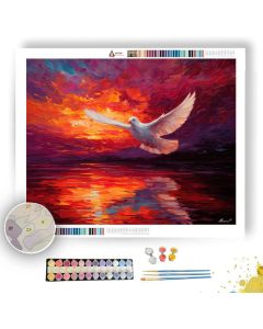 MIRROR DOVE - Paint by Numbers Full Kit
