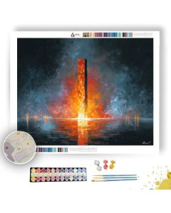 MELTED OBELISK - Paint by Numbers Full Kit