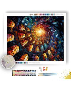 TWISTED CATHEDRAL - Paint by Numbers Full Kit